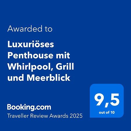Luxurioeses Penthouse Welle Mit Whirlpool, Grill Und Meerblick 维尔 外观 照片